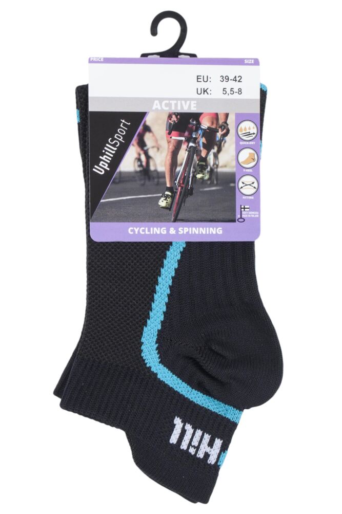 sockshop Uphill SportMens & Womens Cycling 3 Layer Low Cut Socks