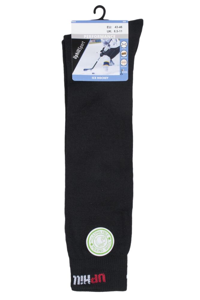 sockshop Uphill SportMens & Womens Merino Wool 3 Layer Ice Hockey Socks