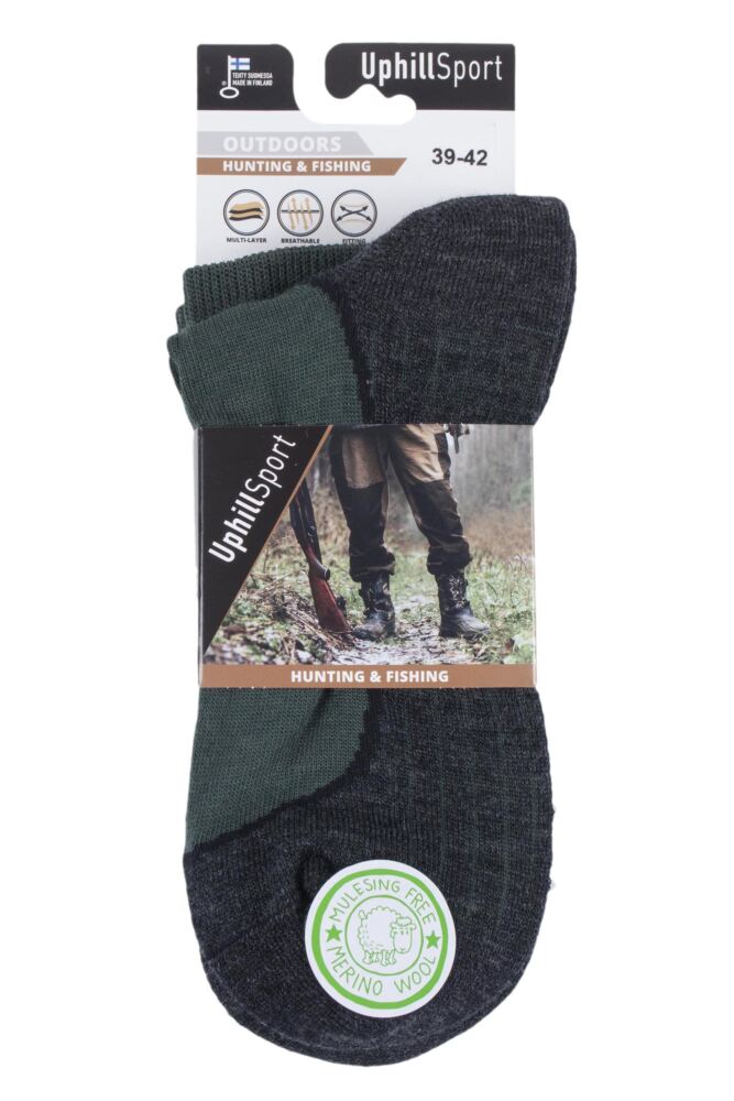 sockshop Uphill SportMens & Womens Merino Wool Aarea Hunting & Fishing 4 Layer H4 Socks