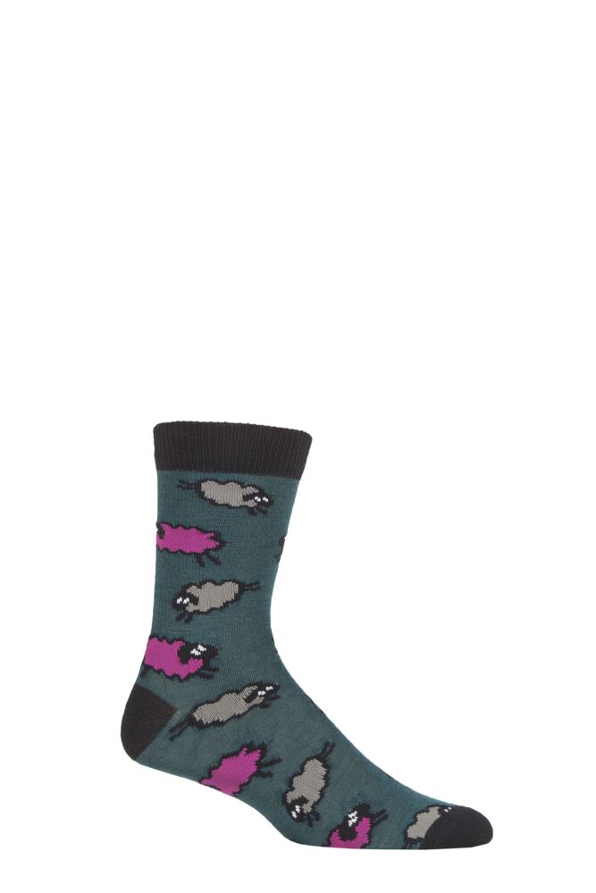 Sockshop Uphill SportMens & Womens Merino Wool Sheep Patterened Socks
