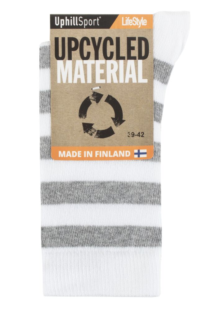 sockshop Uphill SportMens & WomensUpcycled Cotton Sanki Striped Socks