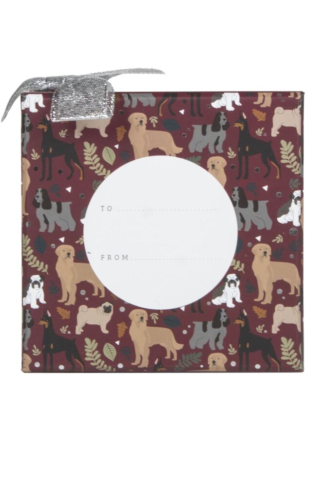 Sockshop WildfeetMens Cotton Dogs Socks 3-Pair Gift Box