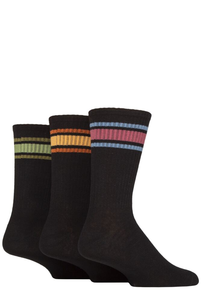 Sockshop WildfeetMens Cotton Rich Sports Socks 3-Pair
