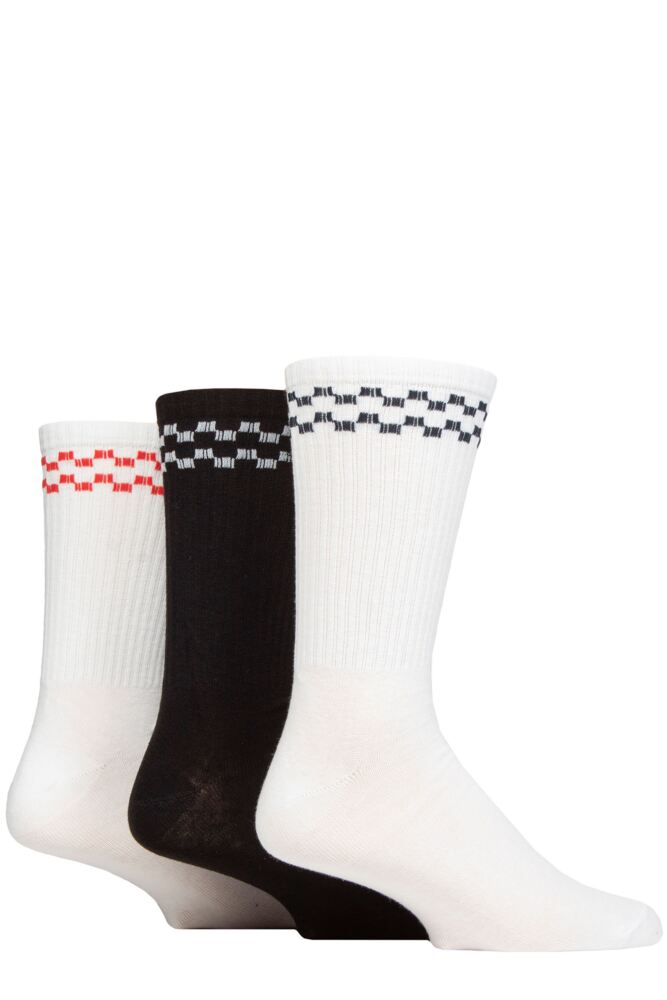 Sockshop WildfeetMens Cotton Rich Sports Socks 3-Pair