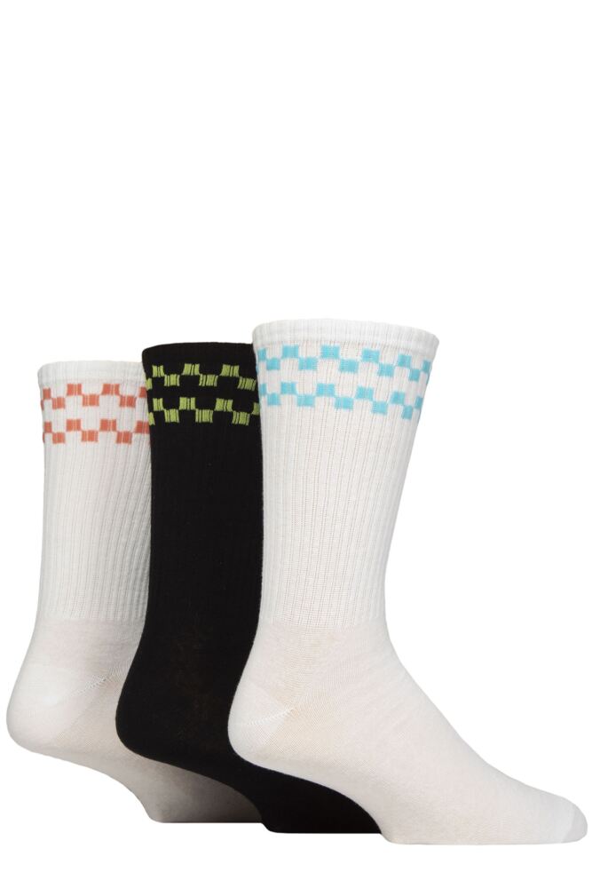 Sockshop WildfeetMens Cotton Rich Sports Socks 3-Pair