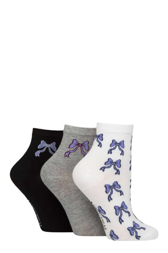 Sockshop WildfeetWomens Bamboo Mid Length Socks 3-Pair