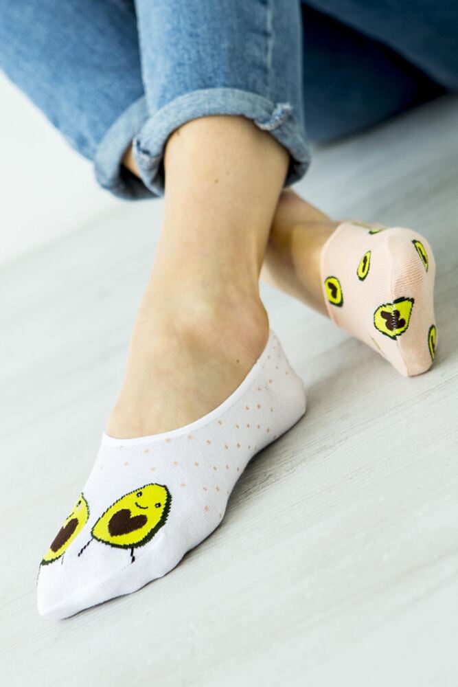 Sockshop WildfeetWomens Cotton Invisible Socks 2-Pair