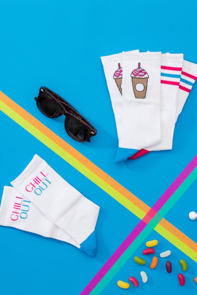 Sockshop WildfeetWomens Cotton Slogan Sports Socks 3-Pair