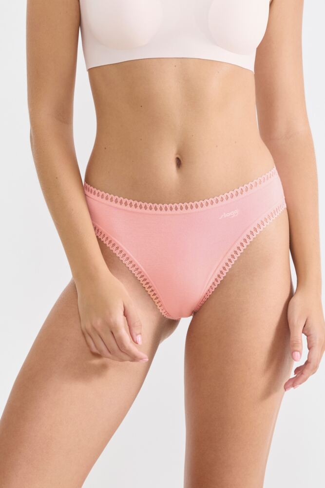 Sockshop Women's 3 Pack Sloggi Go Crush High Leg Briefs