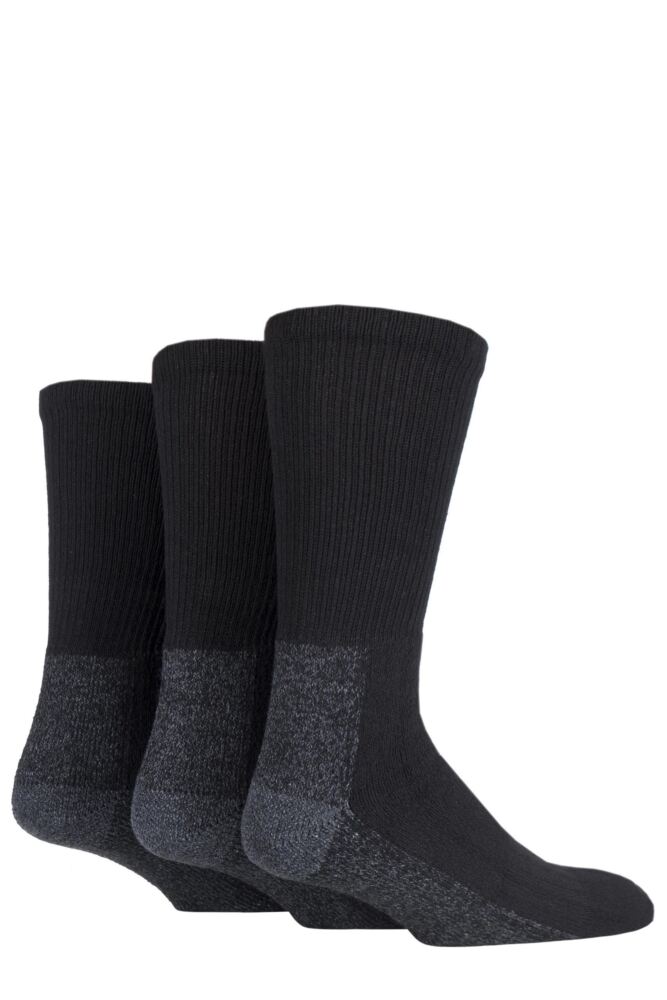 Sockshop WorkforceMens Cotton Calf Length Safety Boot Sock 3-Pair