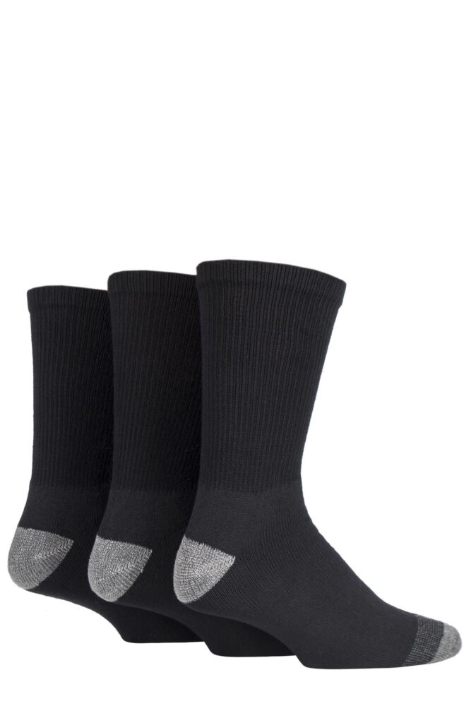Sockshop WorkforceMens Cotton Work Wear Socks 3-Pair