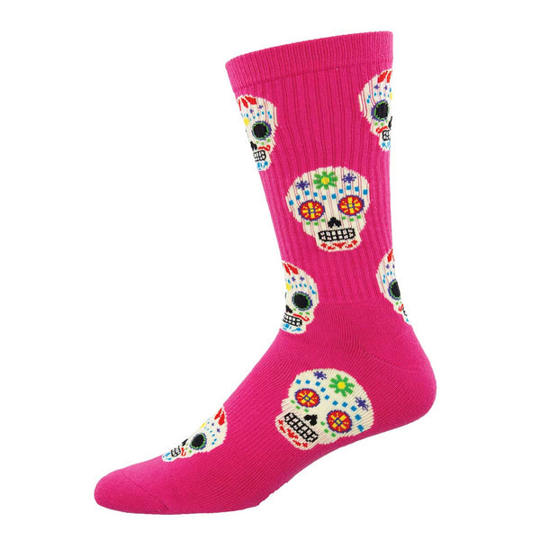 socksmith Active Crew Candy Skull
