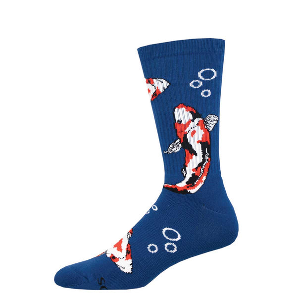 socksmith Active Crew Don't Be Koi