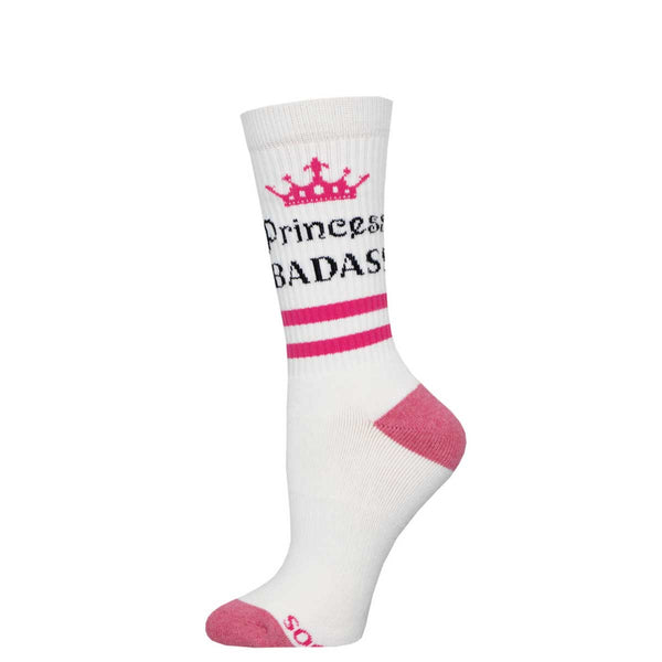 socksmith Active Crew Princess Badass