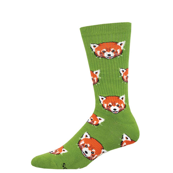 socksmith Active Crew Red Panda