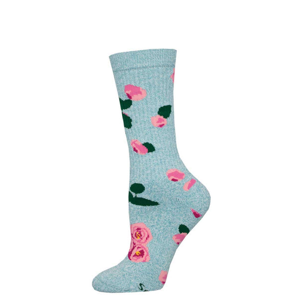socksmith Active Crew Rose Blossoms