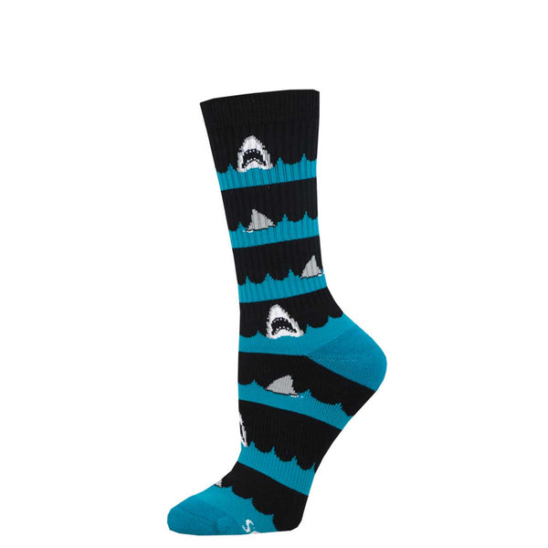 socksmith Active Crew Shark Bait