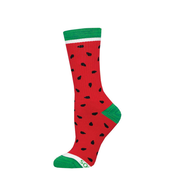 socksmith Active Crew Watermelon Summer
