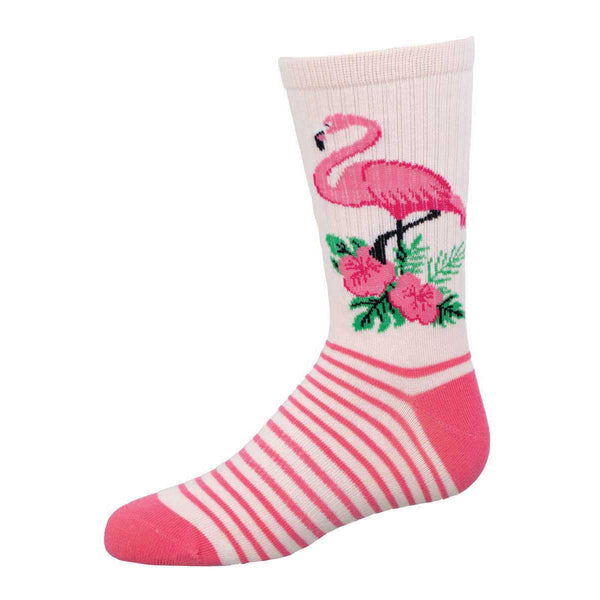socksmith Active Youth Flamingo Floral