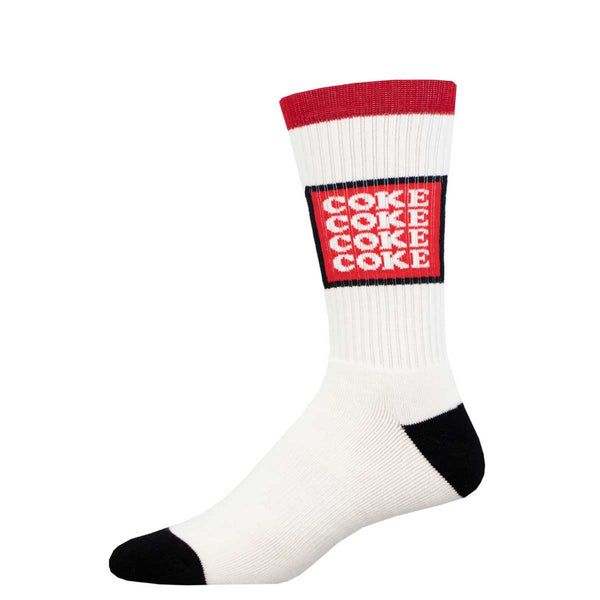 socksmith Coca-Cola Active Crew Coke Squared Socks