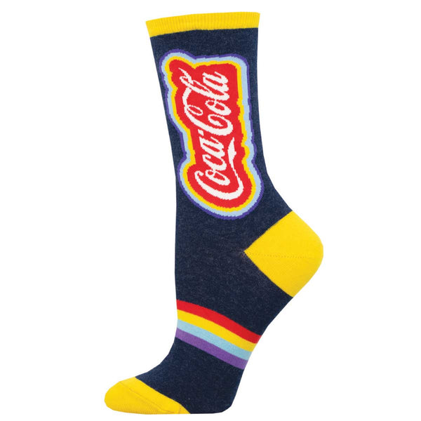 socksmith Coca-Cola Cotton Crew Rainbow