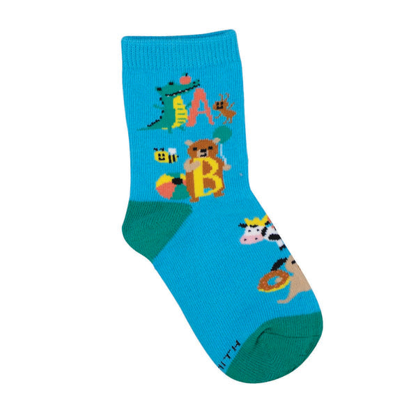 socksmith Cotton Crew ABCs