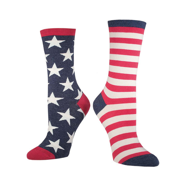 socksmith Cotton Crew American Flag