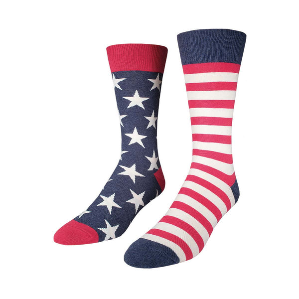 socksmith Cotton Crew American Flag