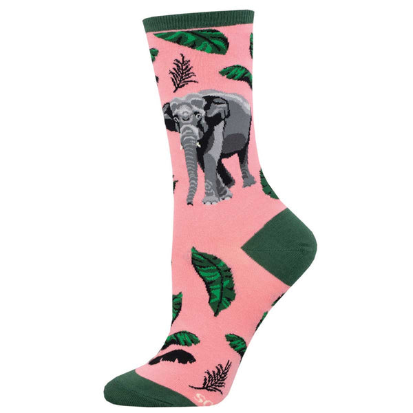 socksmith Cotton Crew Asian Elephant