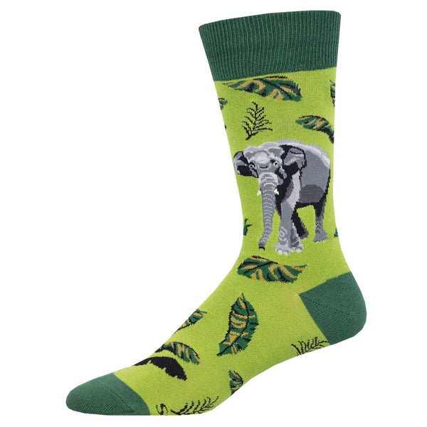 socksmith Cotton Crew Asian Elephant