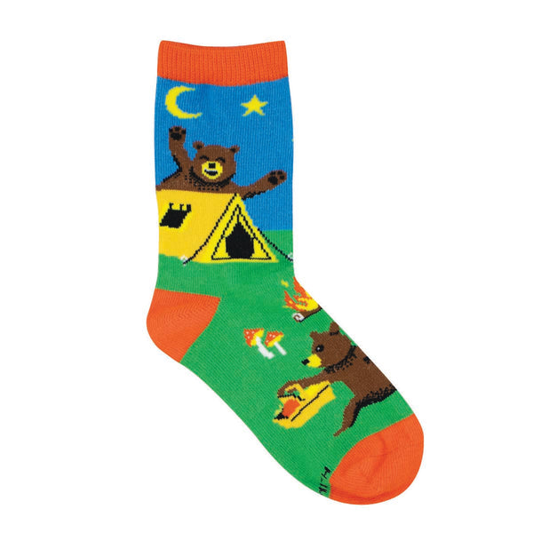 socksmith Cotton Crew Beary Tents