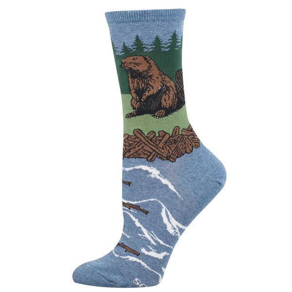 socksmith Cotton Crew Beaver