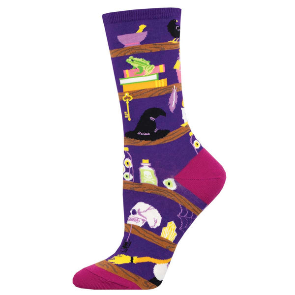 socksmith Cotton Crew Bewitched Closet