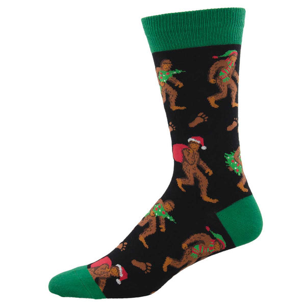 socksmith Cotton Crew Big Foot Christmas