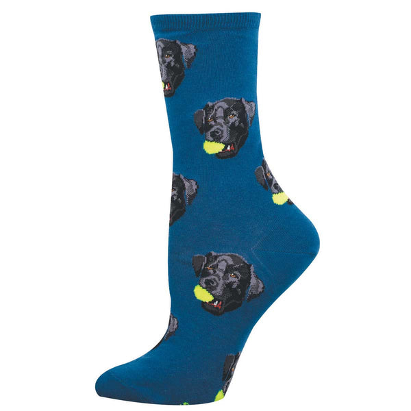 socksmith Cotton Crew Black Lab