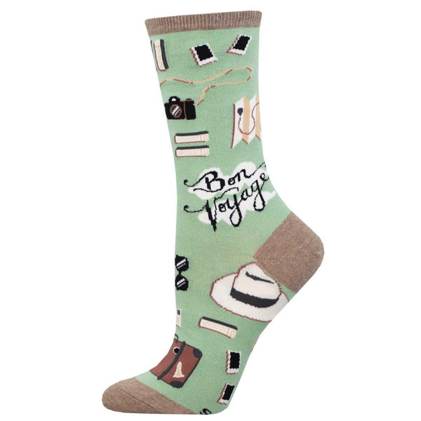 socksmith Cotton Crew Bon Voyage