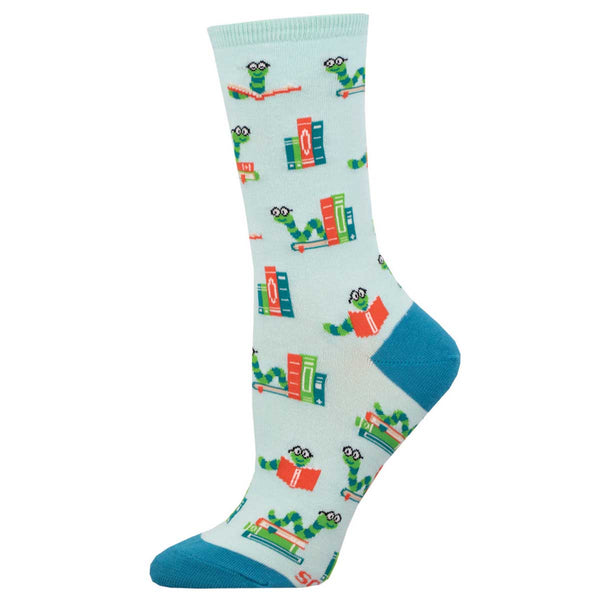 Socksmith Cotton Crew Bookworm