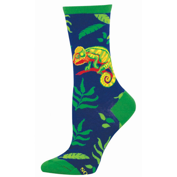 socksmith Cotton Crew Bright as a Chameleon