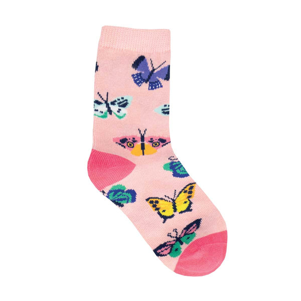 socksmith Cotton Crew Butterfly Migration