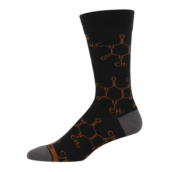 socksmith Cotton Crew Caffeine The Molecule