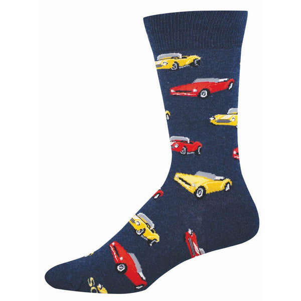socksmith Cotton Crew Classic Cars
