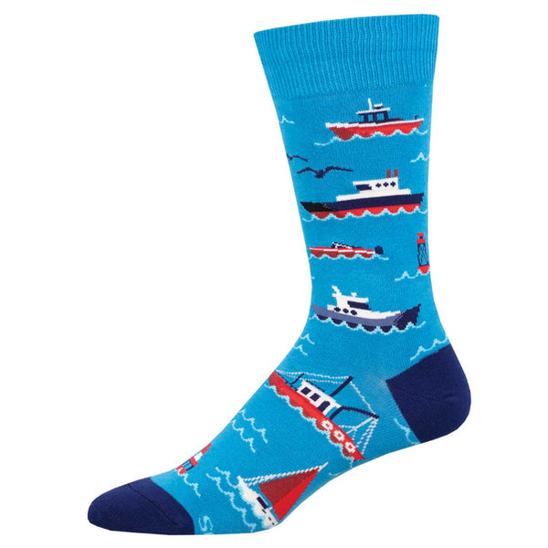 socksmith Cotton Crew Don't Rock The Boat