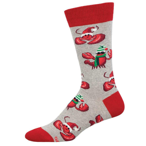 socksmith Cotton Crew Festive Lobsters