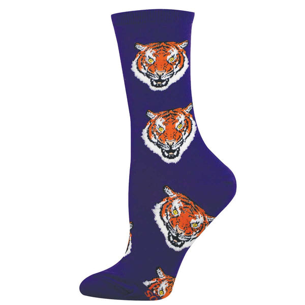 socksmith Cotton Crew Fierce Tiger