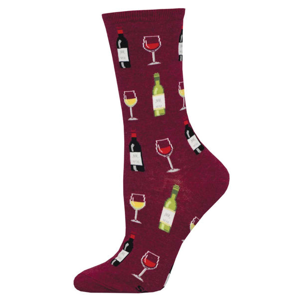 socksmith Cotton Crew Fine Wine