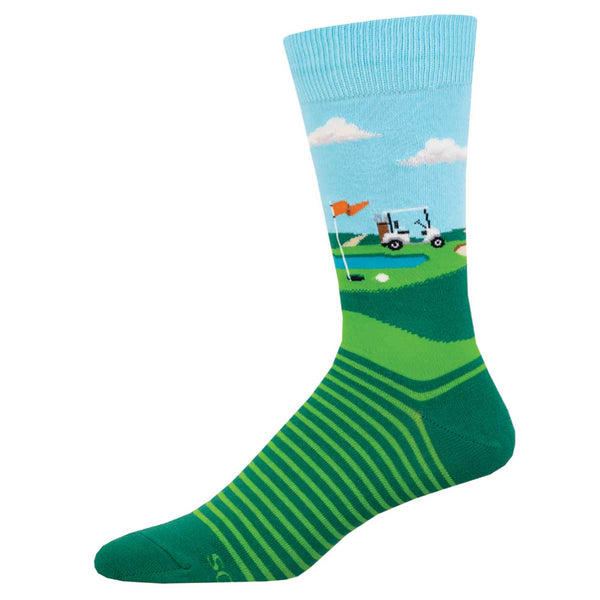 socksmith Cotton Crew Fore Putt
