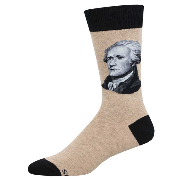 socksmith Cotton Crew Founding Father Hamilton