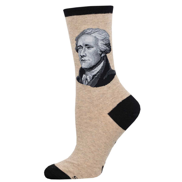 socksmith Cotton Crew Founding Father Hamilton