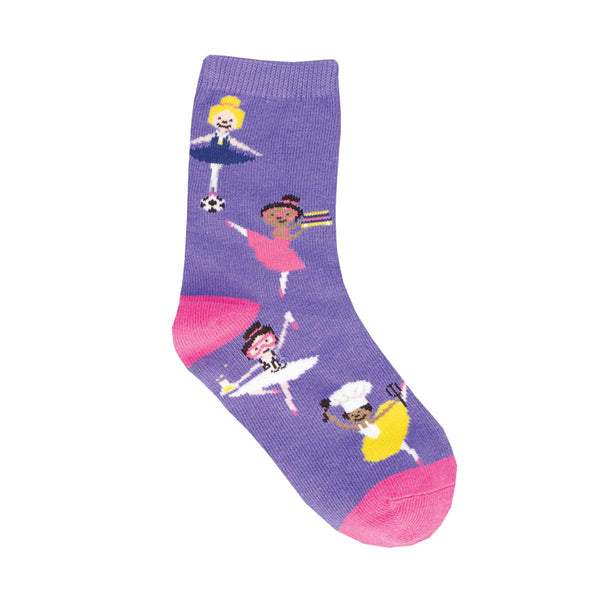 socksmith Cotton Crew Girl Power