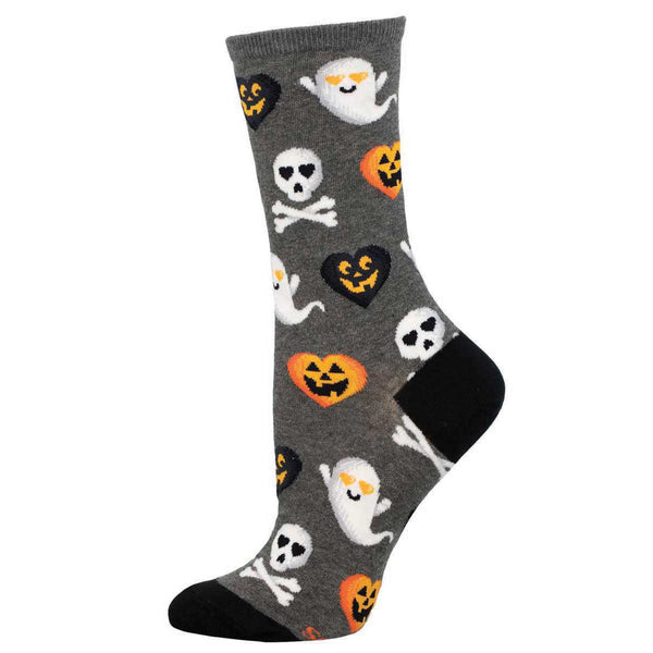 socksmith Cotton Crew I Heart Spooky Season